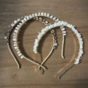 Anthropologie Headbands set of 3
